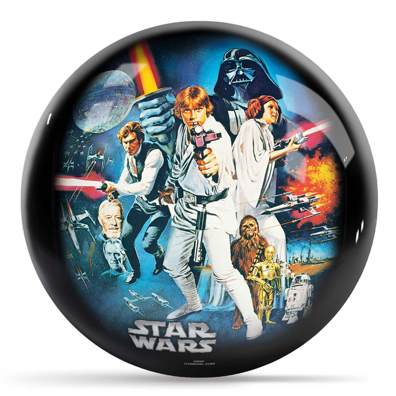 Star Wars Characters Undrilled Bowling Ball