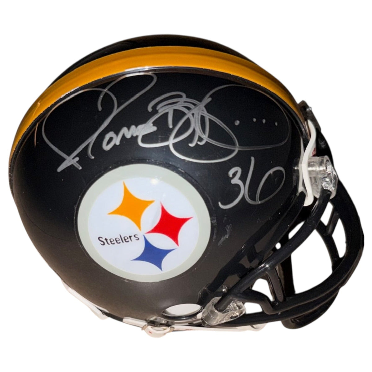 Jerome Bettis Autographed Pittsburgh Steelers Mini Helmet - JSA