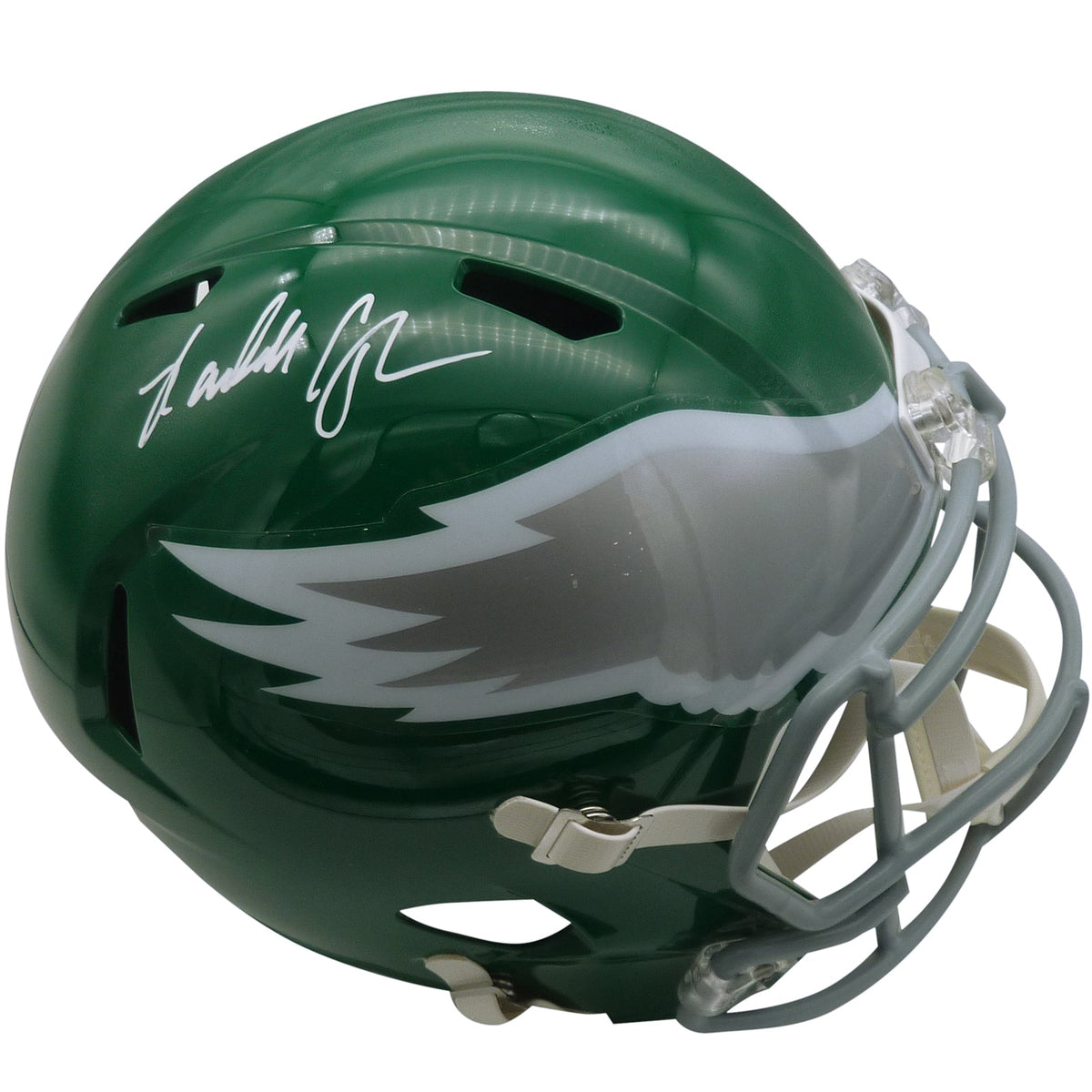 Randall Cunningham Autographed Philadelphia Eagles Deluxe Full-Size Replica Helmet - Beckett