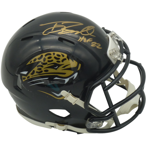 Tony Boselli Autographed Jacksonville Jaguars Mini Helmet w/ HOF 22 - JSA