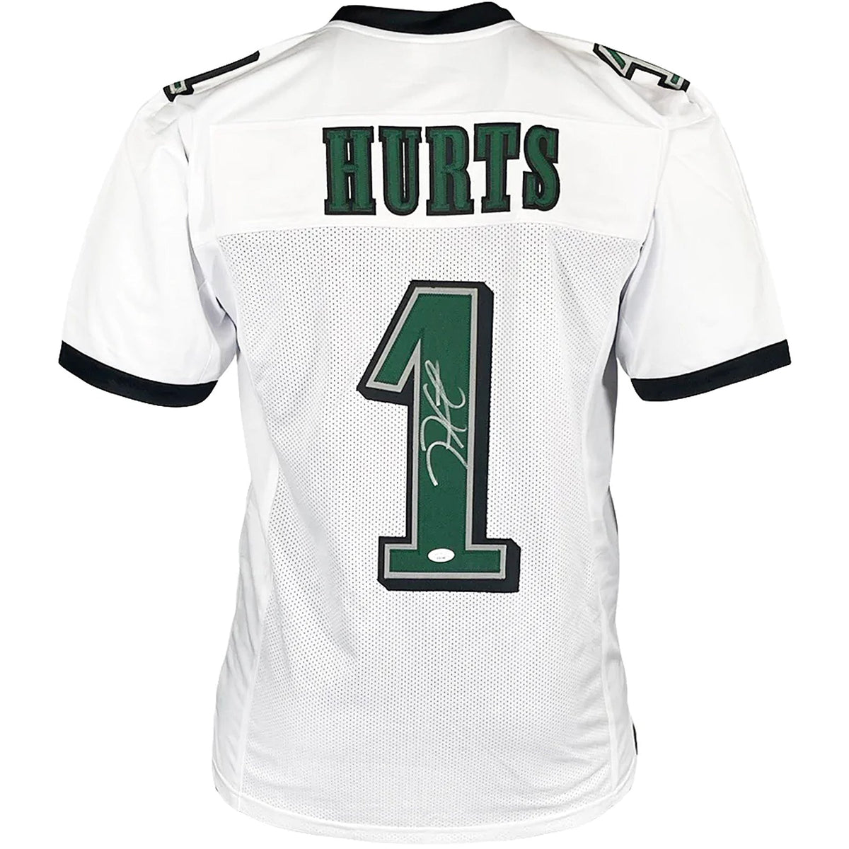 Jalen Hurts Autographed Philadelphia (White #1) Custom Jersey – JSA