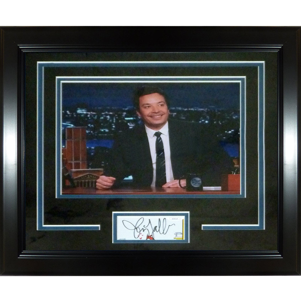Jimmy Fallon Autographed βThe Tonight Showβ Signature Series Frame β JSA