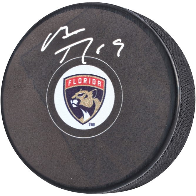 Matthew Tkachuk Autographed Florida Panthers Hockey Puck - JSA