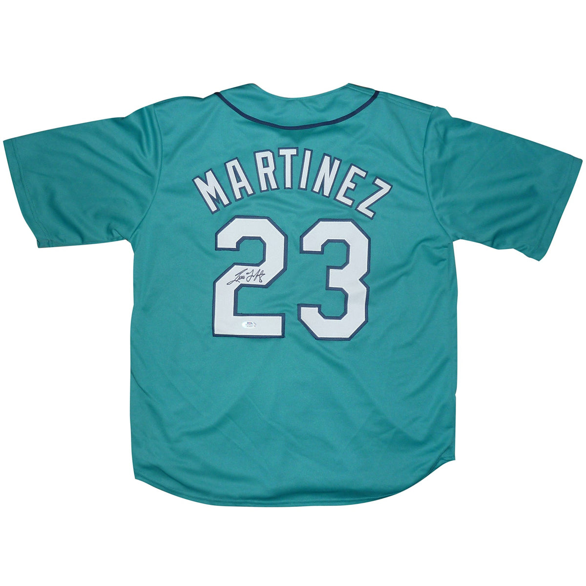 Tino Martinez Autographed Seattle (Teal #23) Jersey - PSADNA