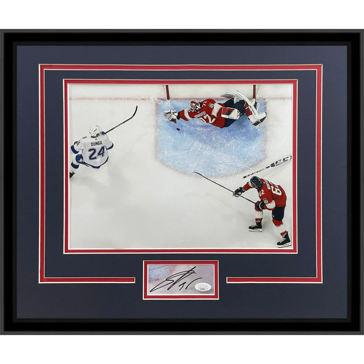 Sergei Bobrovsky Autographed Florida Panthers 11x14 Photo "Signature Series" Frame - JSA