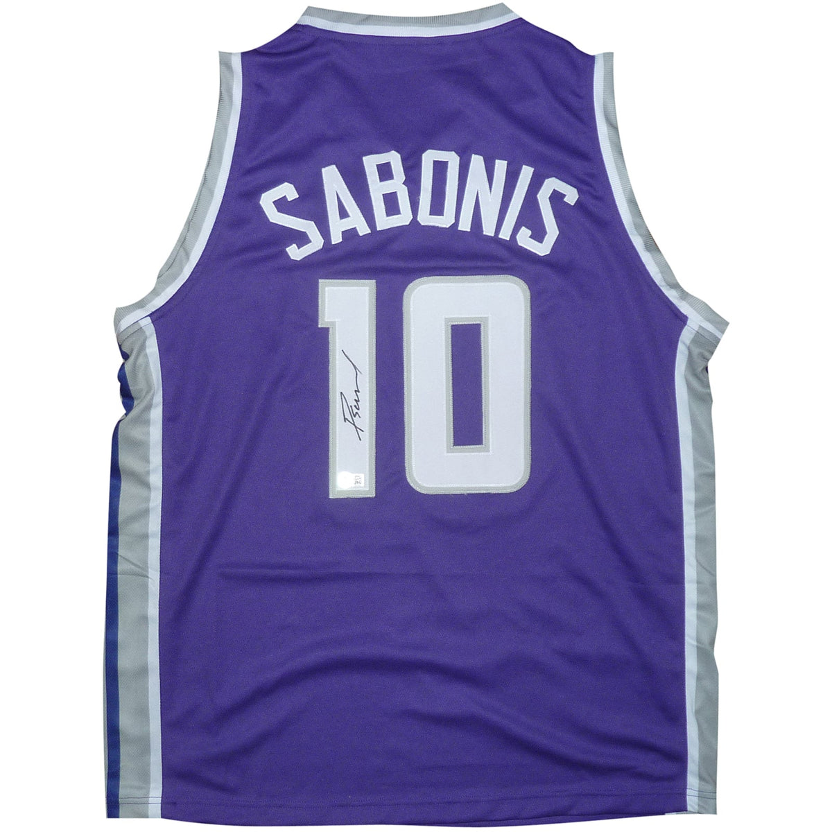 Domantas Sabonis Autographed Sacramento (Purple #10) Custom Jersey - Beckett