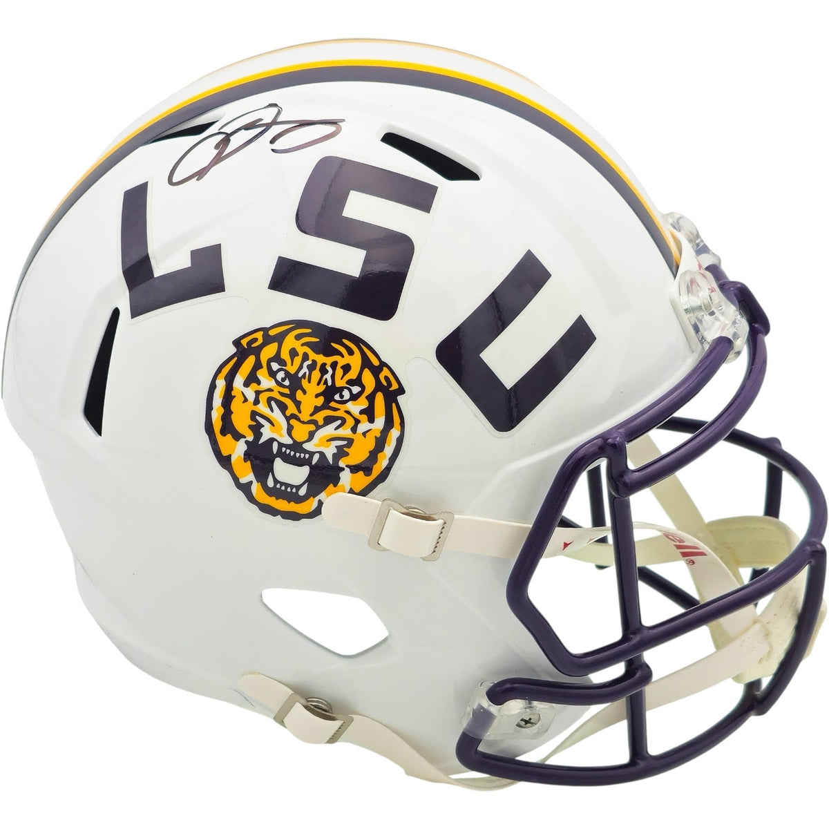 Odell Beckham Jr. Autographed LSU Louisiana State Tigers Deluxe Full-Size Replica Helmet - JSA