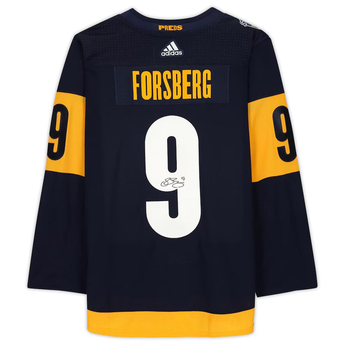 Filip Forsberg Autographed Nashville Predators (Smashville Stadium Series #9) Adidas Jersey - Fanatics