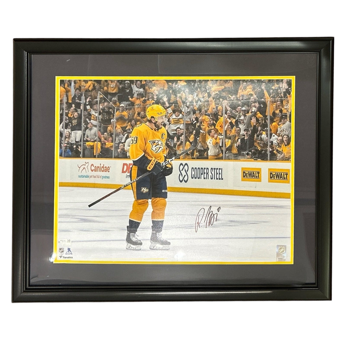 Roman Josi Autographed Nashville Predators (Celebration) Deluxe Framed 16x20 Photo - Fanatics