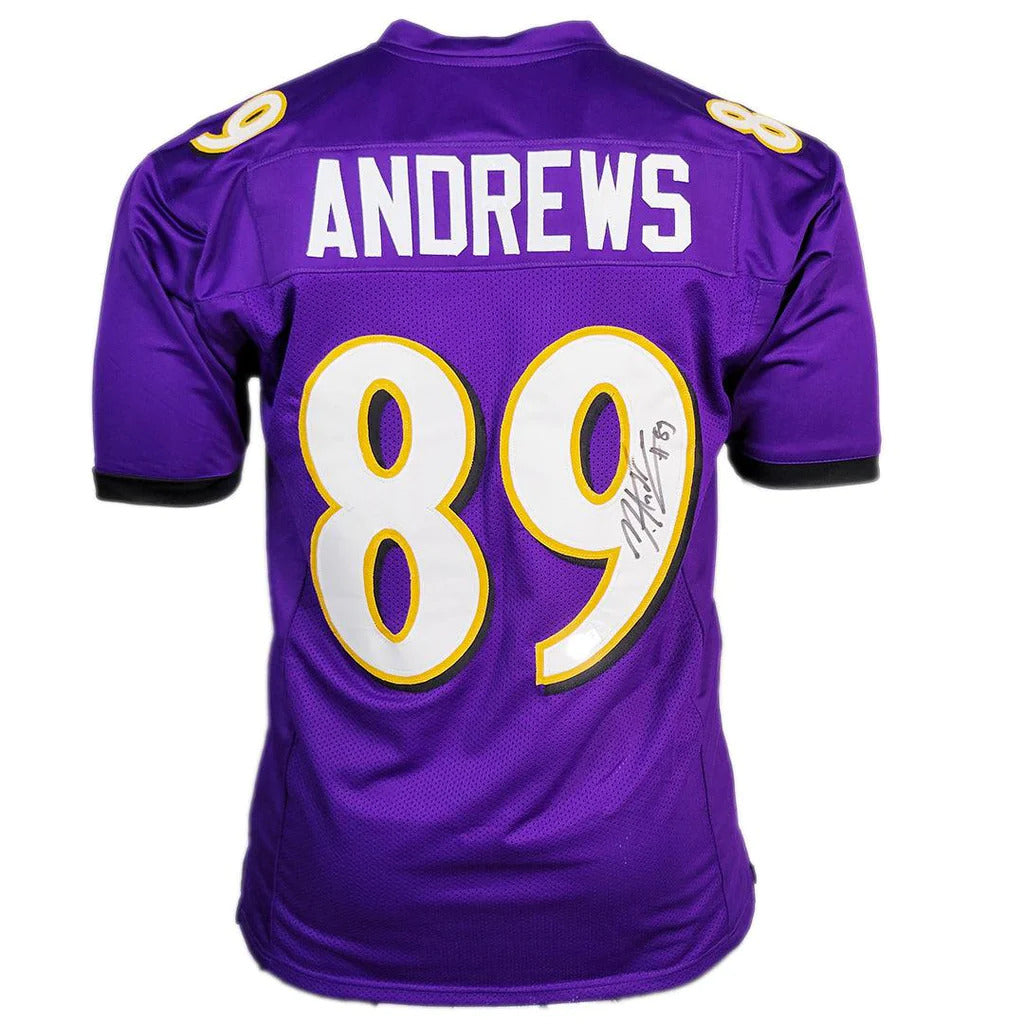 Mark Andrews Autographed Baltimore (Purple #89) Custom Jersey - BAS