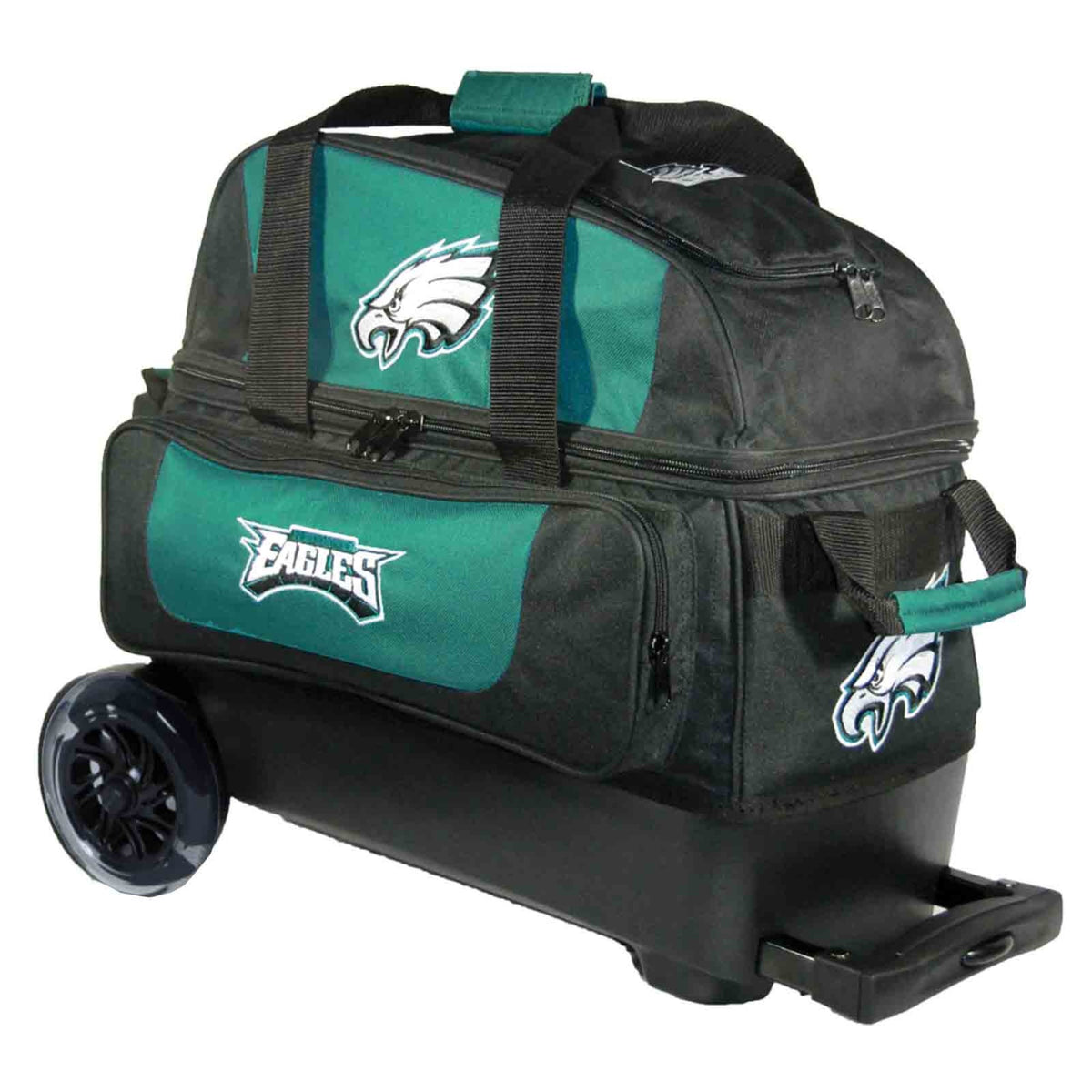 KR NFL 2 Ball Double Roller Philadelphia Eagles Bowling Bag