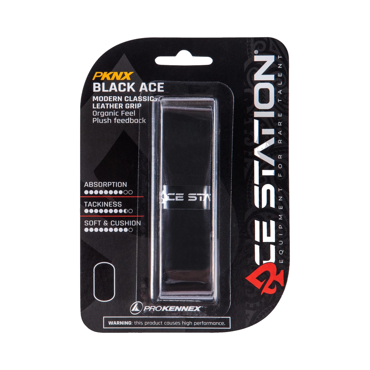 ProKennex Black Ace Leather Grip — product view