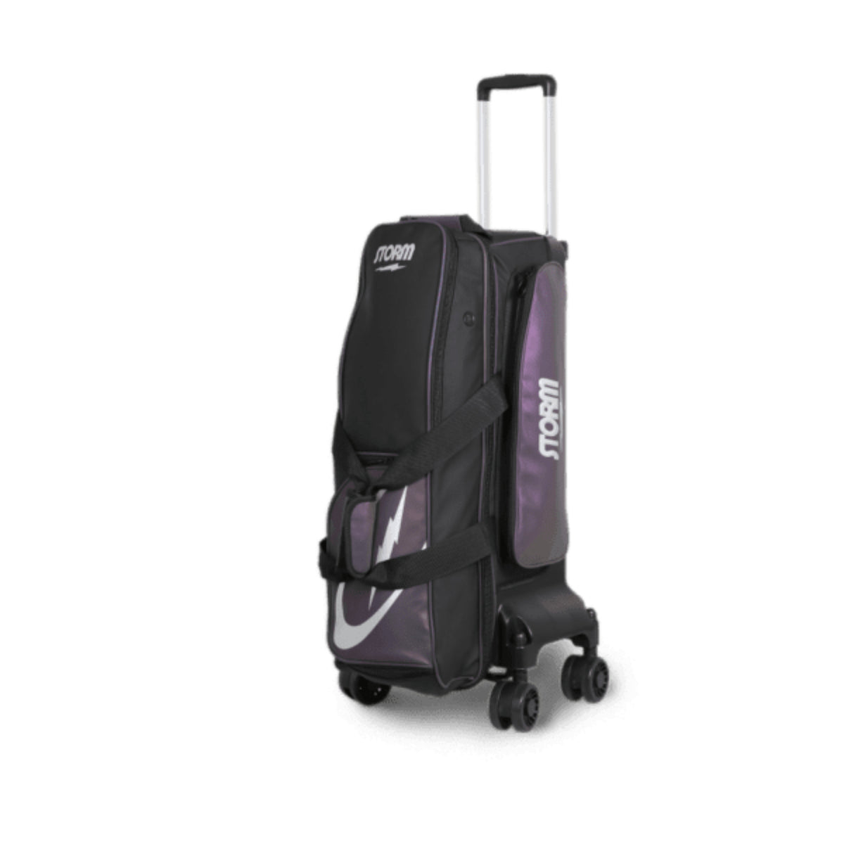 Storm 3 Ball Black Opal Rolling Thunder Signature Bowling Bag - black - Great Call Athletics