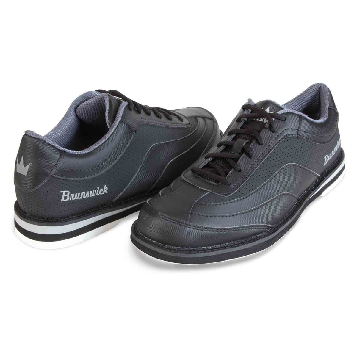 Brunswick Rampage Men’s Black Right Hand Wide Bowling Shoes