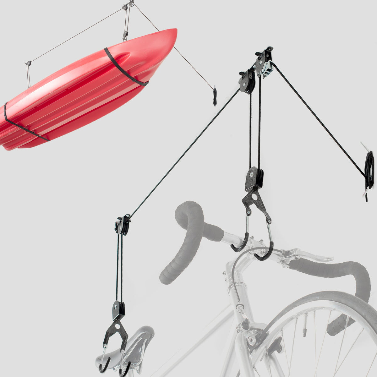 Single Bike Ceiling Hoist with Straps (Copy)