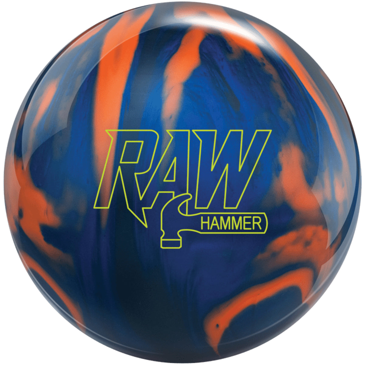 Hammer Raw Hammer Blue Black Orange PRE-DRILLED Bowling Ball