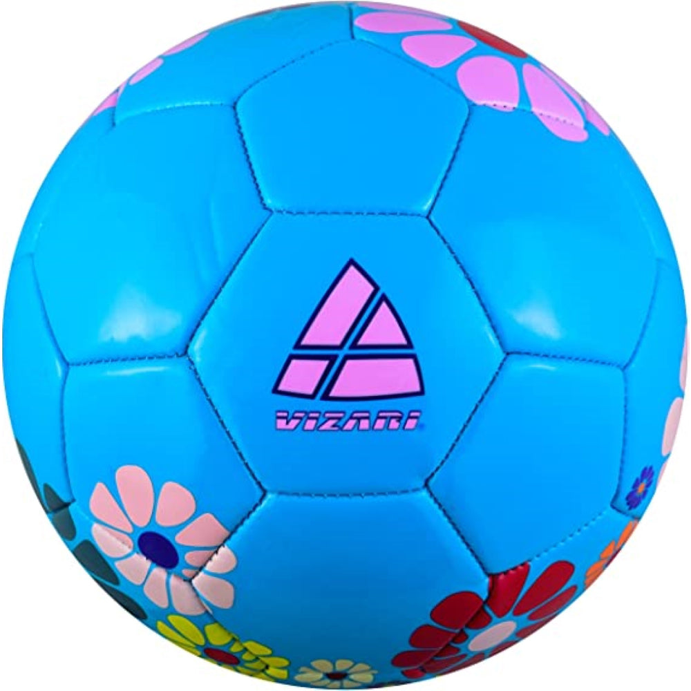 Vizari Blossom Training Soccer Ball – Blue/Pink