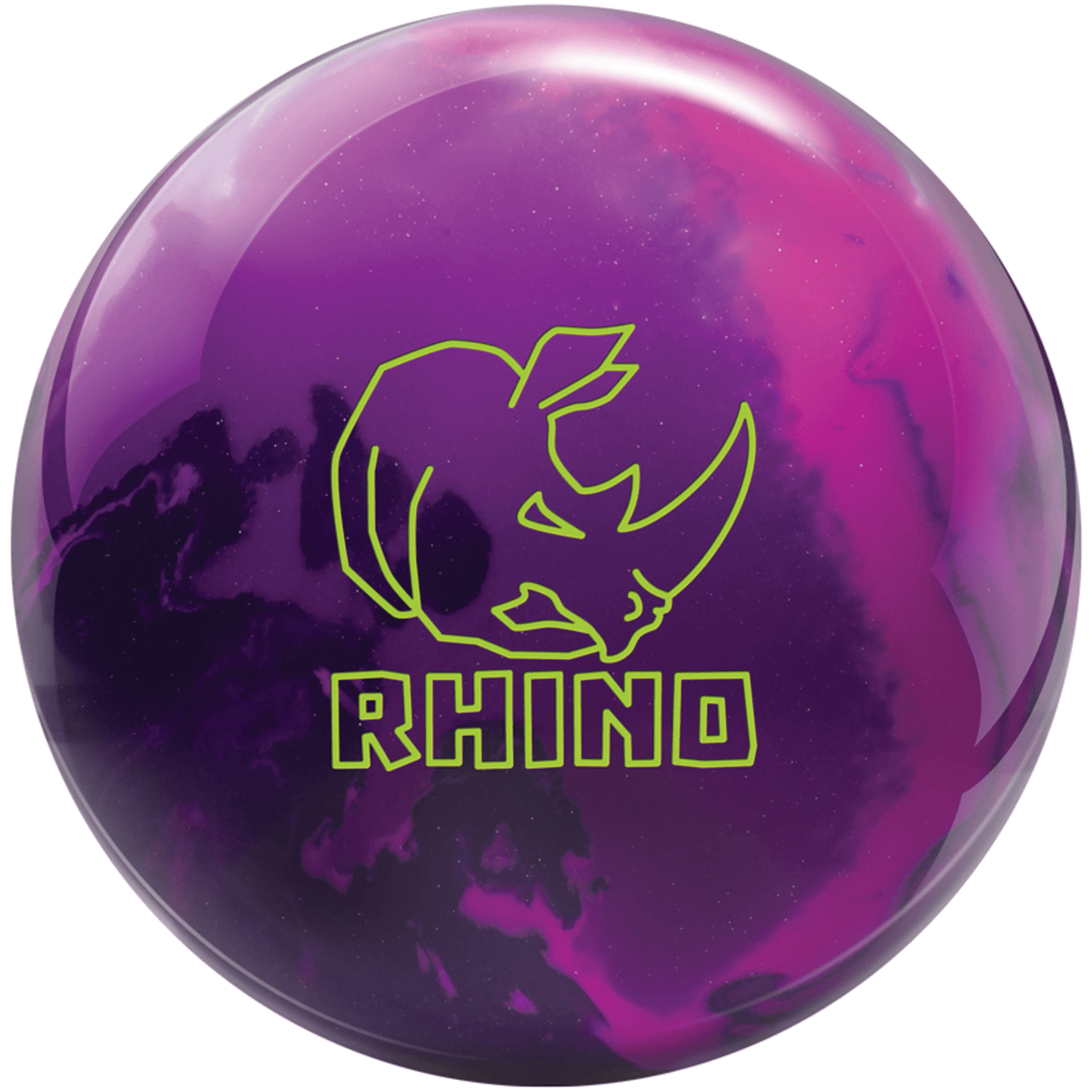 Brunswick Rhino Magenta Purple Navy PRE-DRILLED Bowling Ball