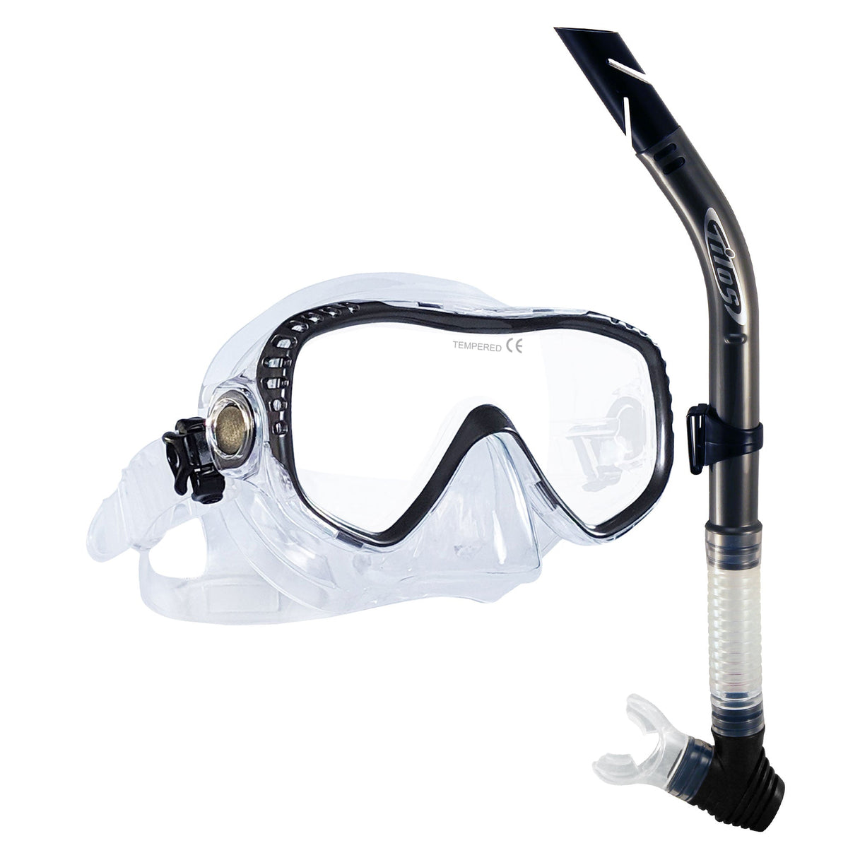 Tilos Visionary II Mask with Splash Snorkel Combo Set