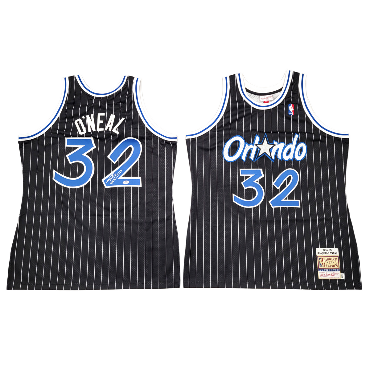 Shaquille O'Neal Autographed Orlando Magic Black 1994-95 Mitchell & Ness Authentic Jersey PSA/DNA ITP