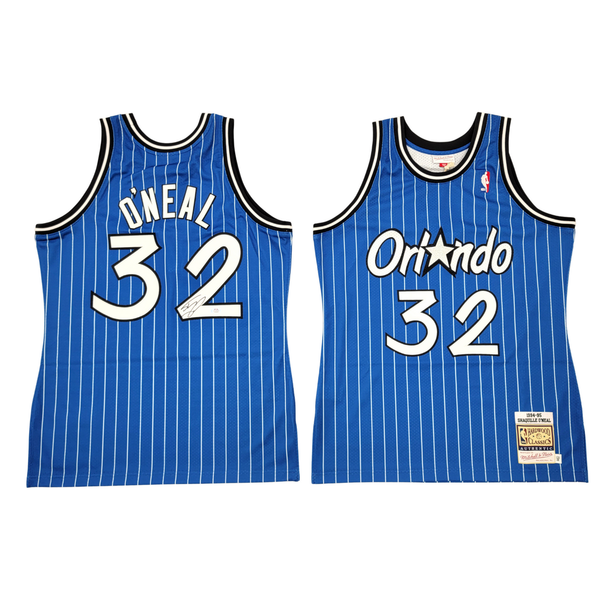 Shaquille O'Neal Autographed Orlando Magic Blue 1994-95 Mitchell & Ness Authentic Jersey PSA/DNA ITP