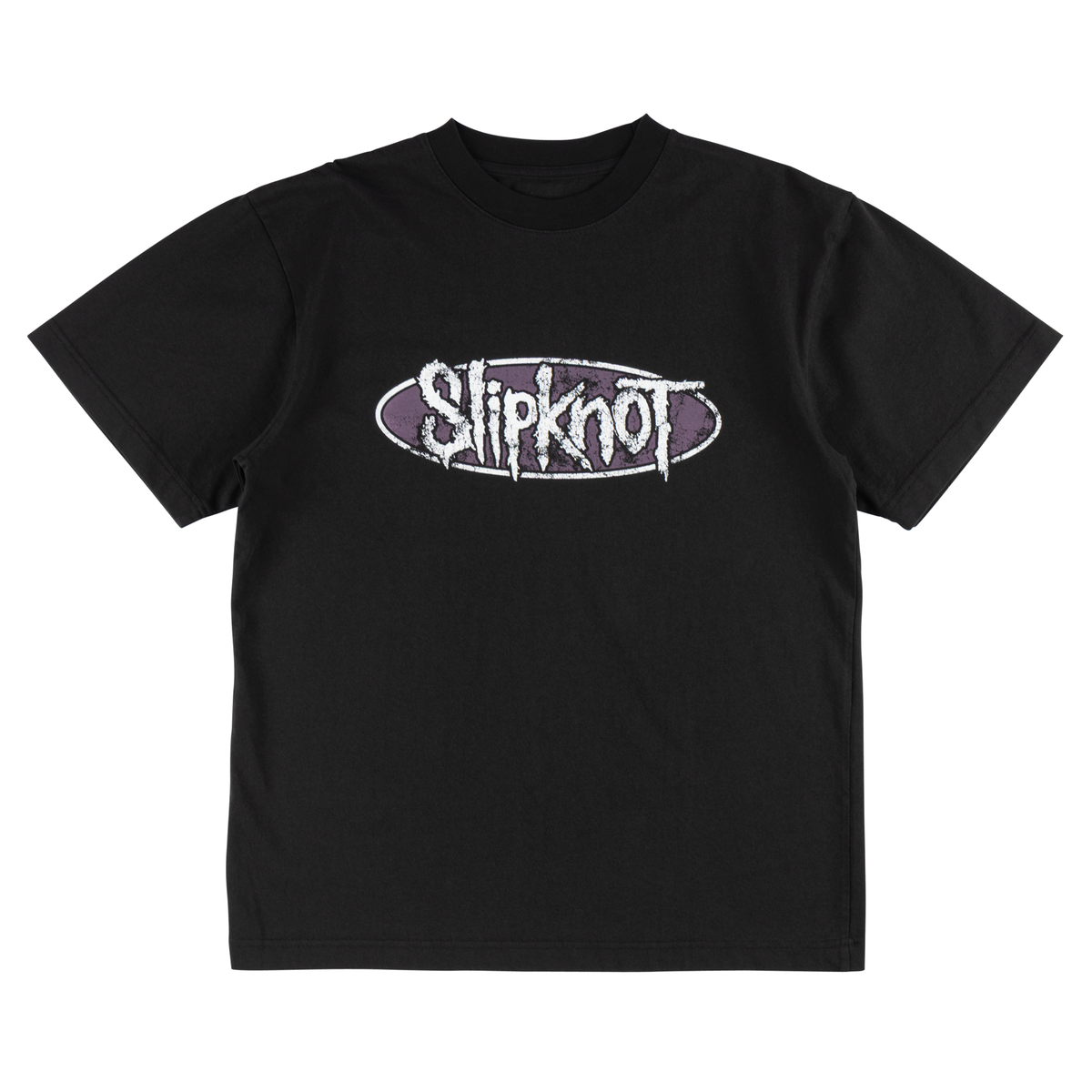 Welcome x Slipknot Annihilation Boxy Garment-Dyed Tee - Black