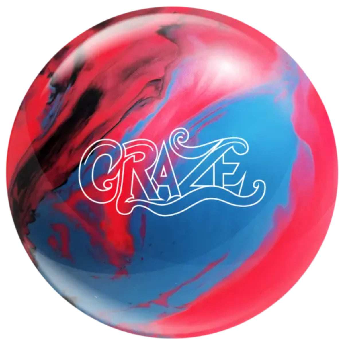 SWAG Craze Pearl Bowling Ball - black blue pink - Great Call Athletics