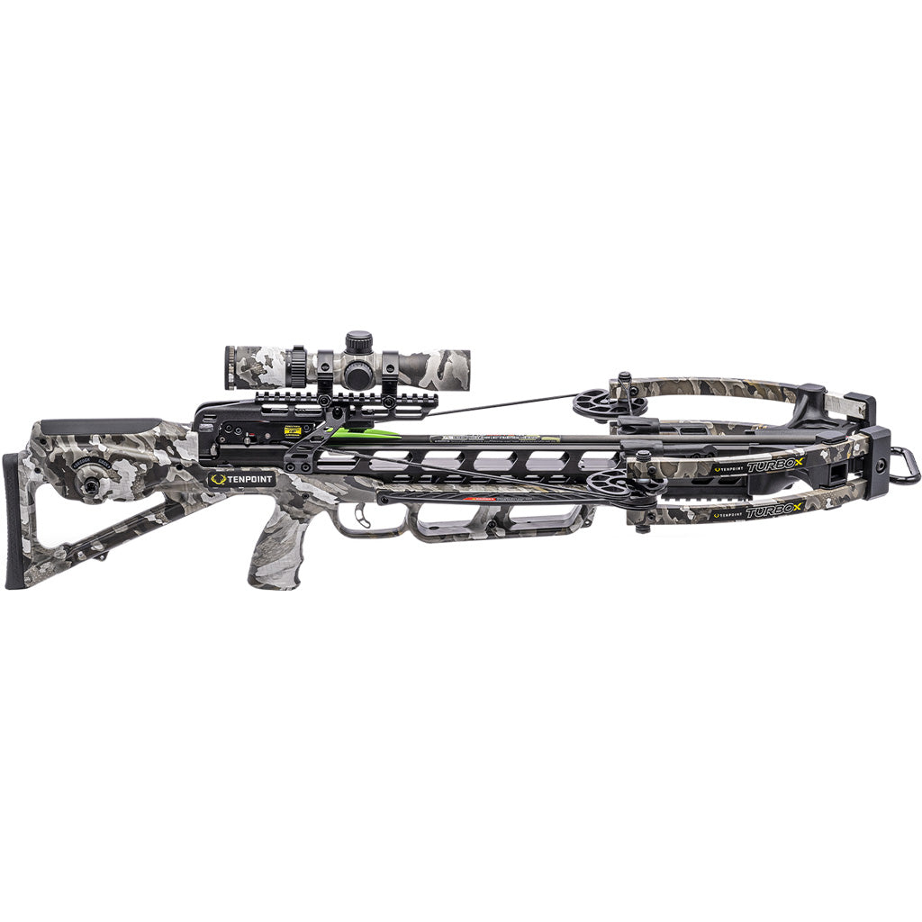 TenPoint Turbo X Crossbow Package in Vektra Camo - Front View