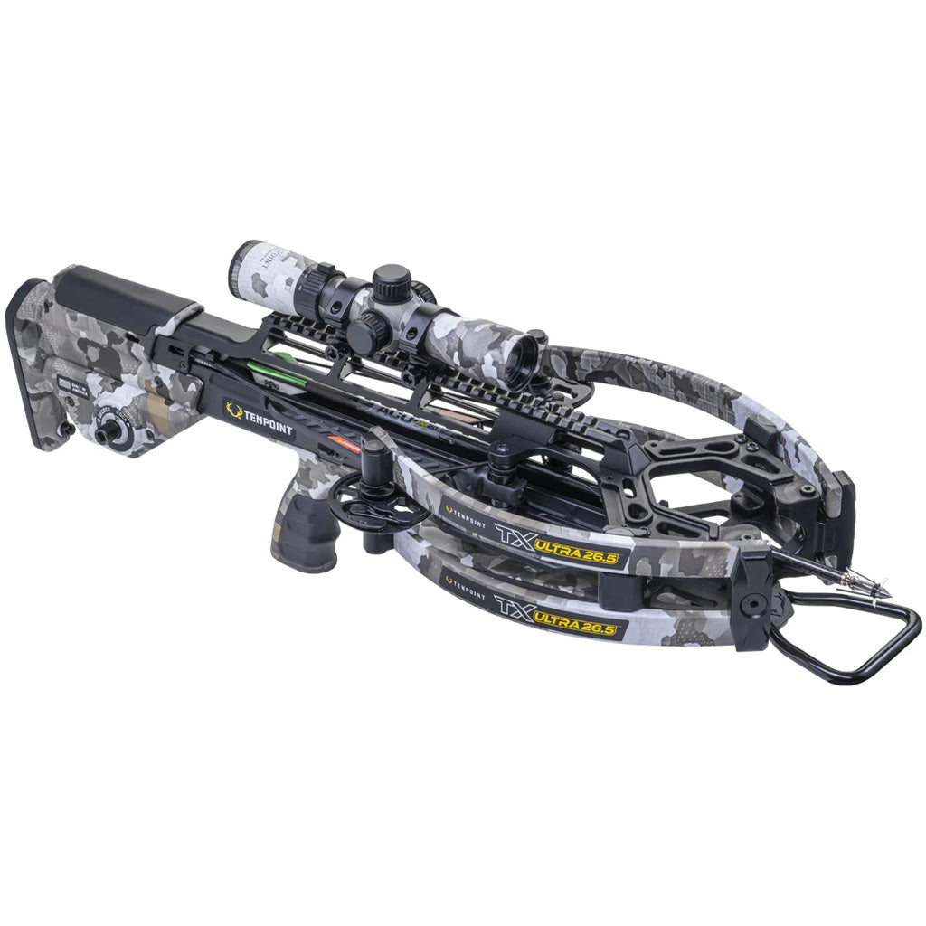 TenPoint TX Ultra 26.5 Crossbow Package in Vektra Camo - Front View
