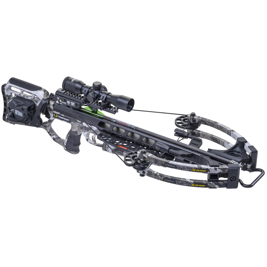 TenPoint Titan X Decock Crossbow Package in Vektra Camo - Front View