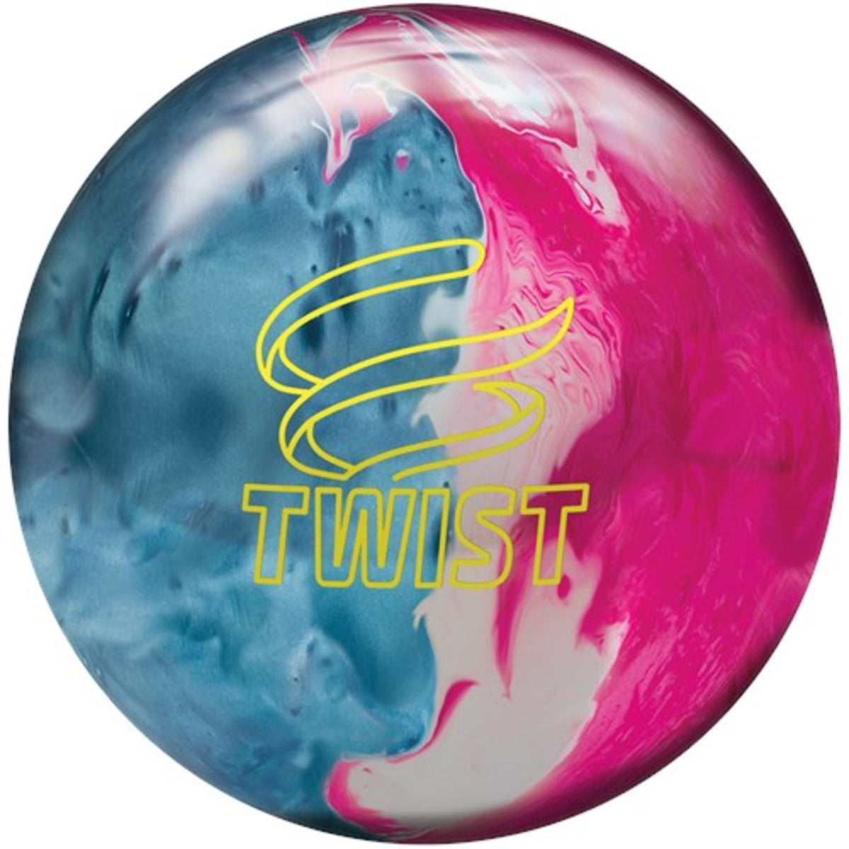 Brunswick Twist PRE-DRILLED Sky Blue Pink Snow Bowling Ball