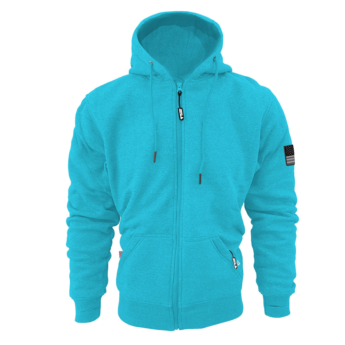 Protective Fleece Unisex Hoodie - Sky Blue