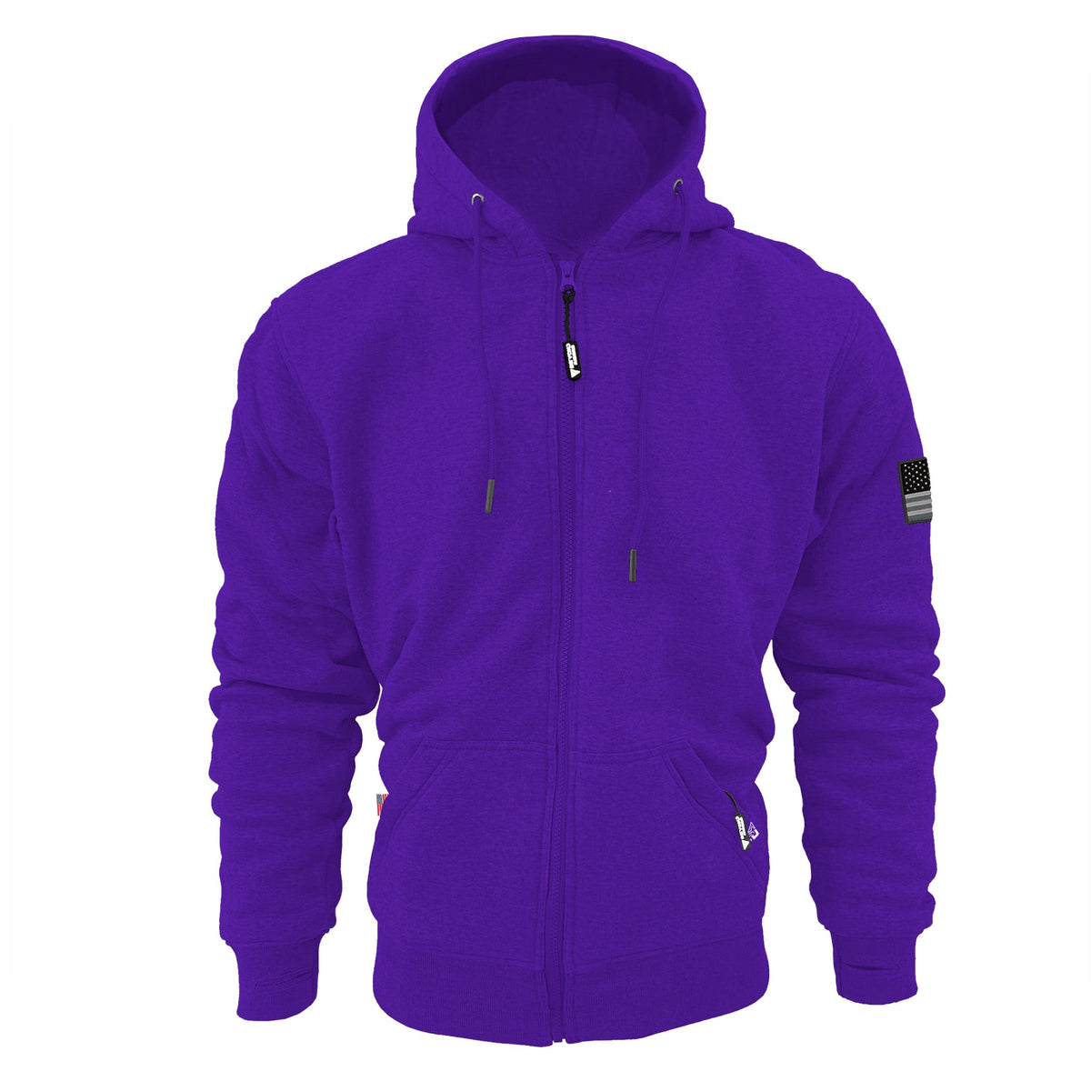 Protective Fleece Unisex Hoodie - Purple