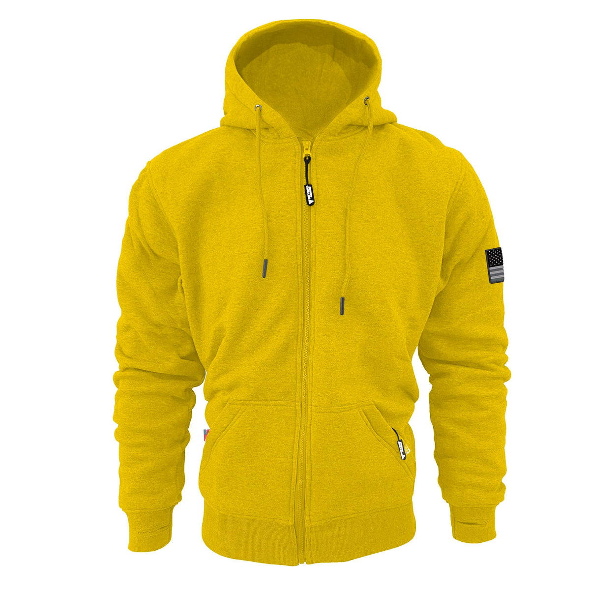Protective Fleece Unisex Hoodie - Yellow