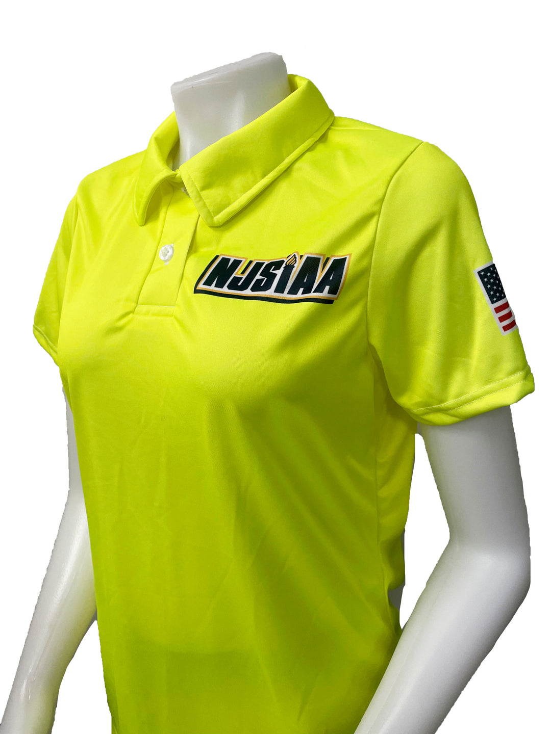 Smitty USA-602 NJSIAA Women's Field Hockey Referee Shirt in Yellow - front view