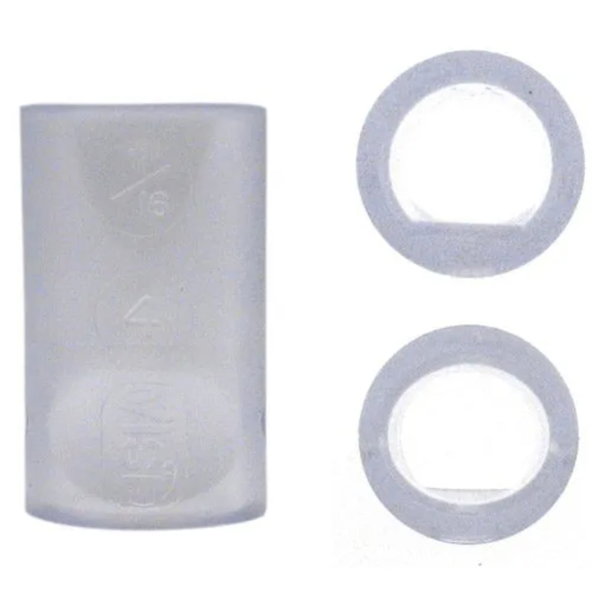 Vise Grip Lady Oval and Power Oval Clear Bowling Insert Single - front view