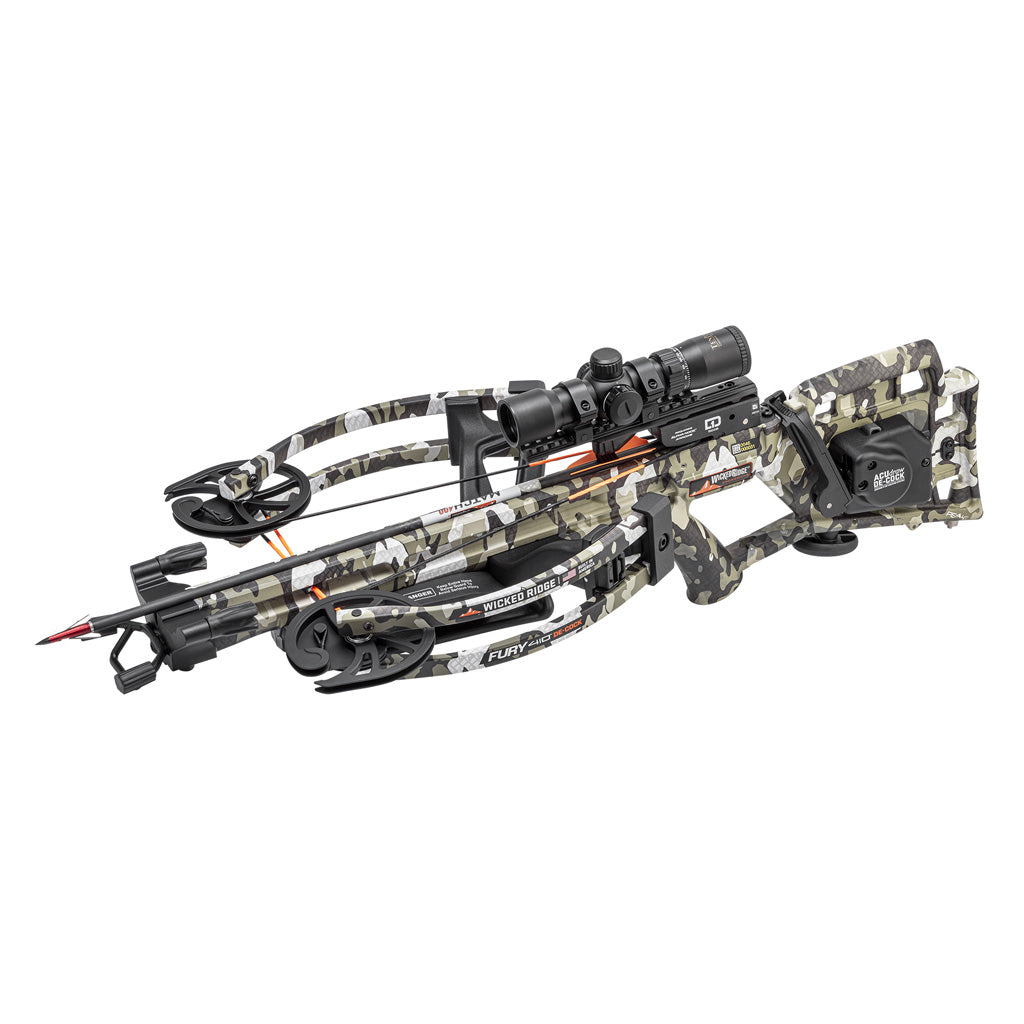 Wicked Ridge Fury 410 De-Cock Crossbow Package - Front View