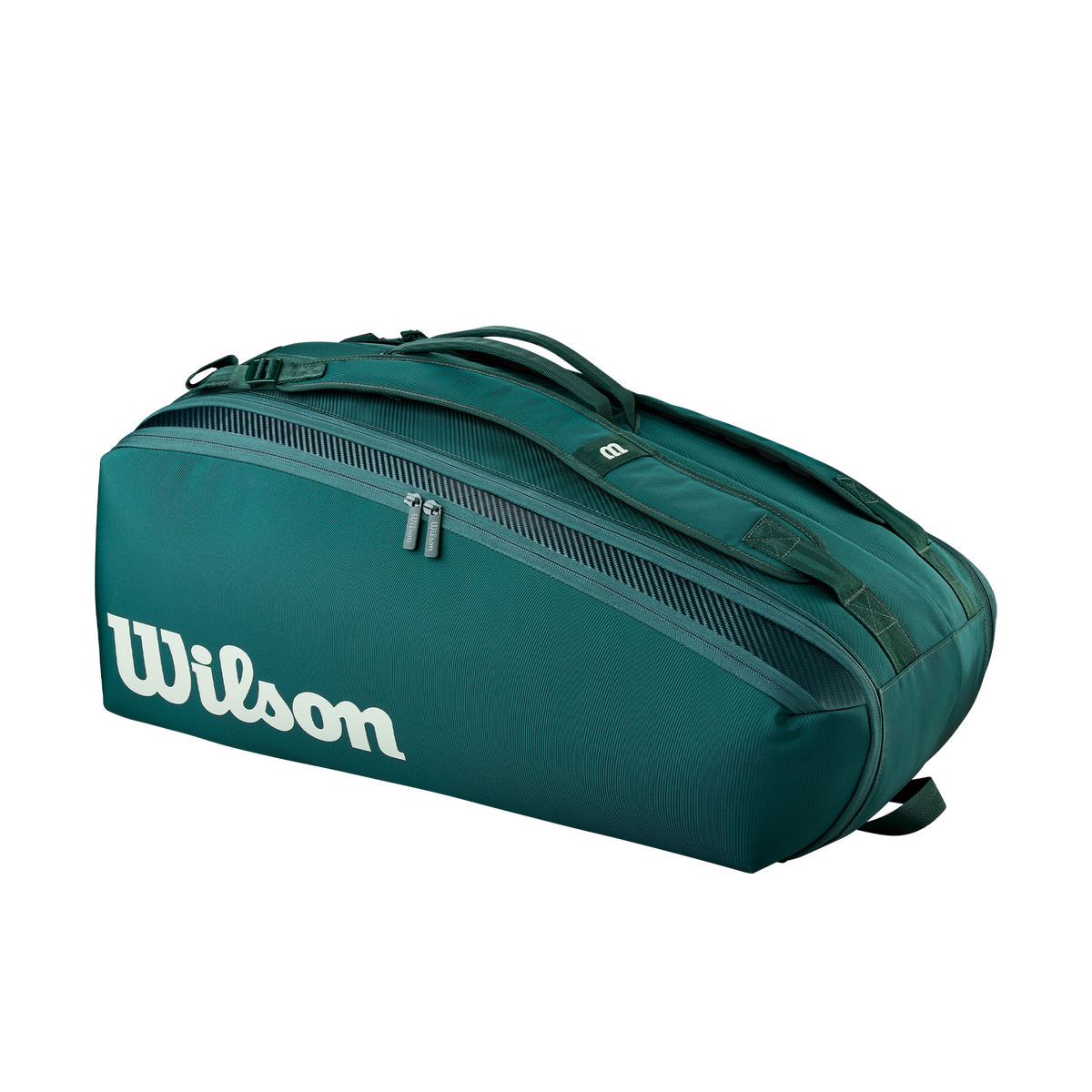 Wilson Blade V10 Super Tour 9 Pack Tennis Racket Bag, Green - main view