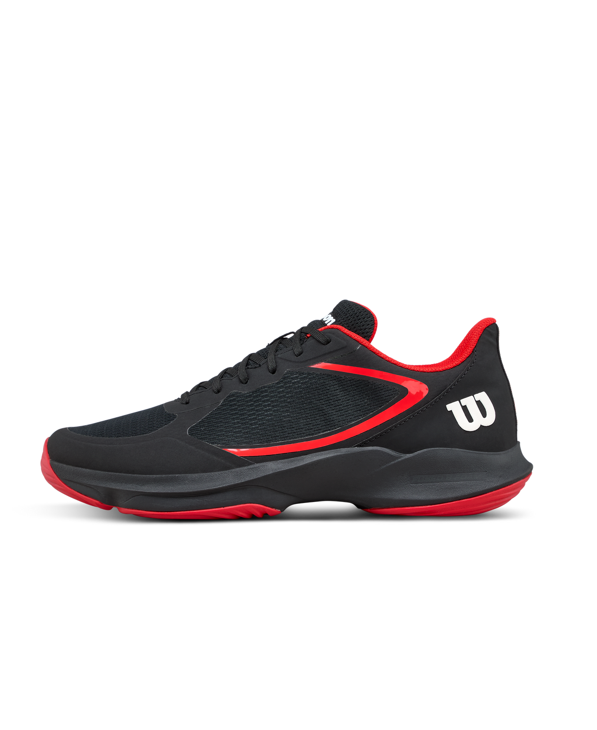 Wilson Hurakn Lite Mens Padel Shoes, Black/Infrared/White - main view