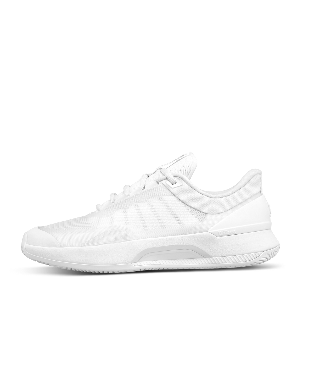 Wilson Intrigue Tour Womens Tennis Shoes, White/White/Silver - main view