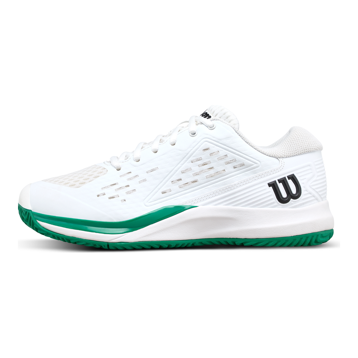 Wilson Rush Pro Ace Junior Tennis Shoes, White/Bosphorus - main view