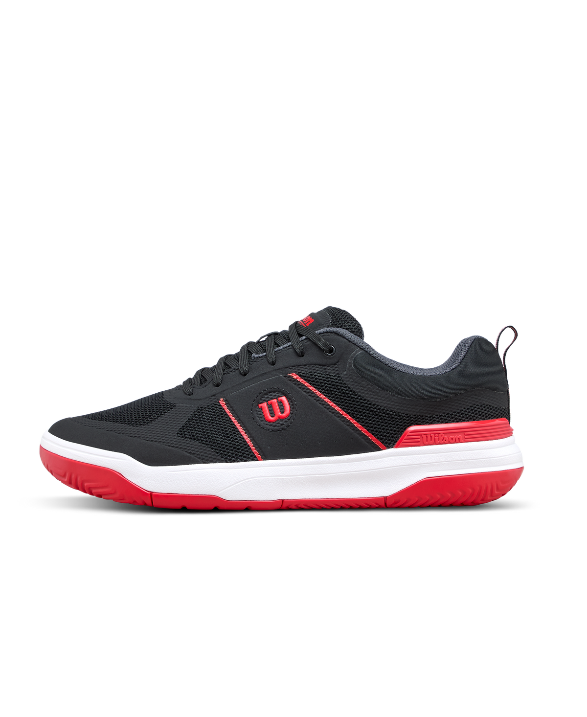 Wilson Pickle Pro Mens Pickleball Shoes, Black/Infrared/White - main view