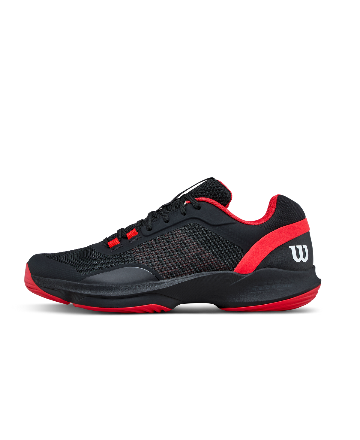 Wilson Hurakn Pro V2 Mens Padel Shoes, Black/Infrared/White - main view