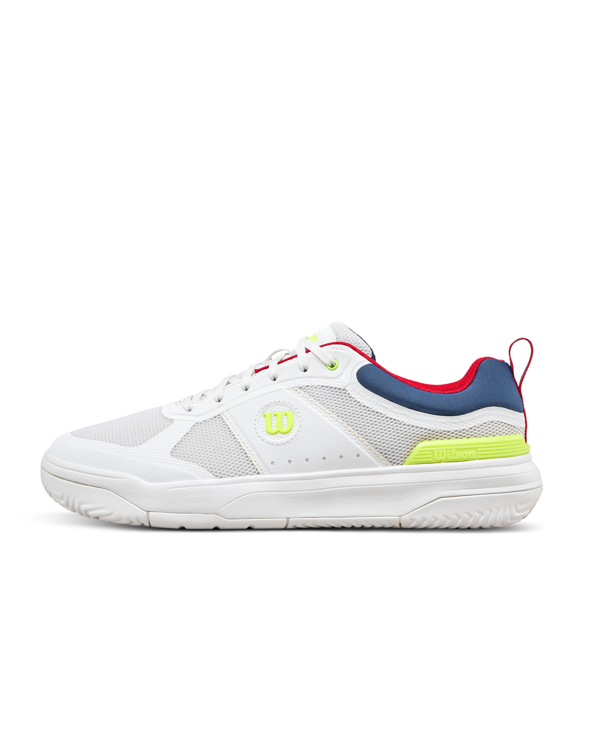 Wilson Pickle Pro Mens Pickleball Shoes, Snow White/Papyrus/Ensign Blue - main view