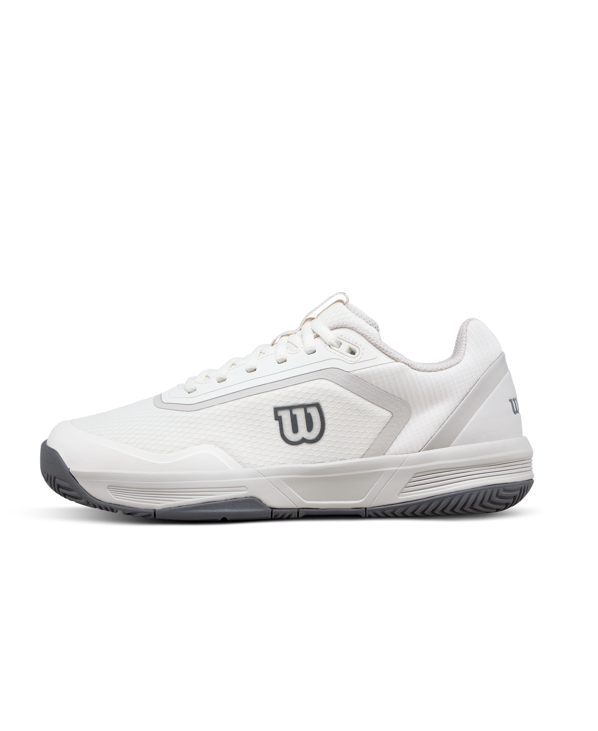 Wilson CourtGlide Womens Tennis Shoes, Snow White/Lunar Rock/Quiet Shade - main view