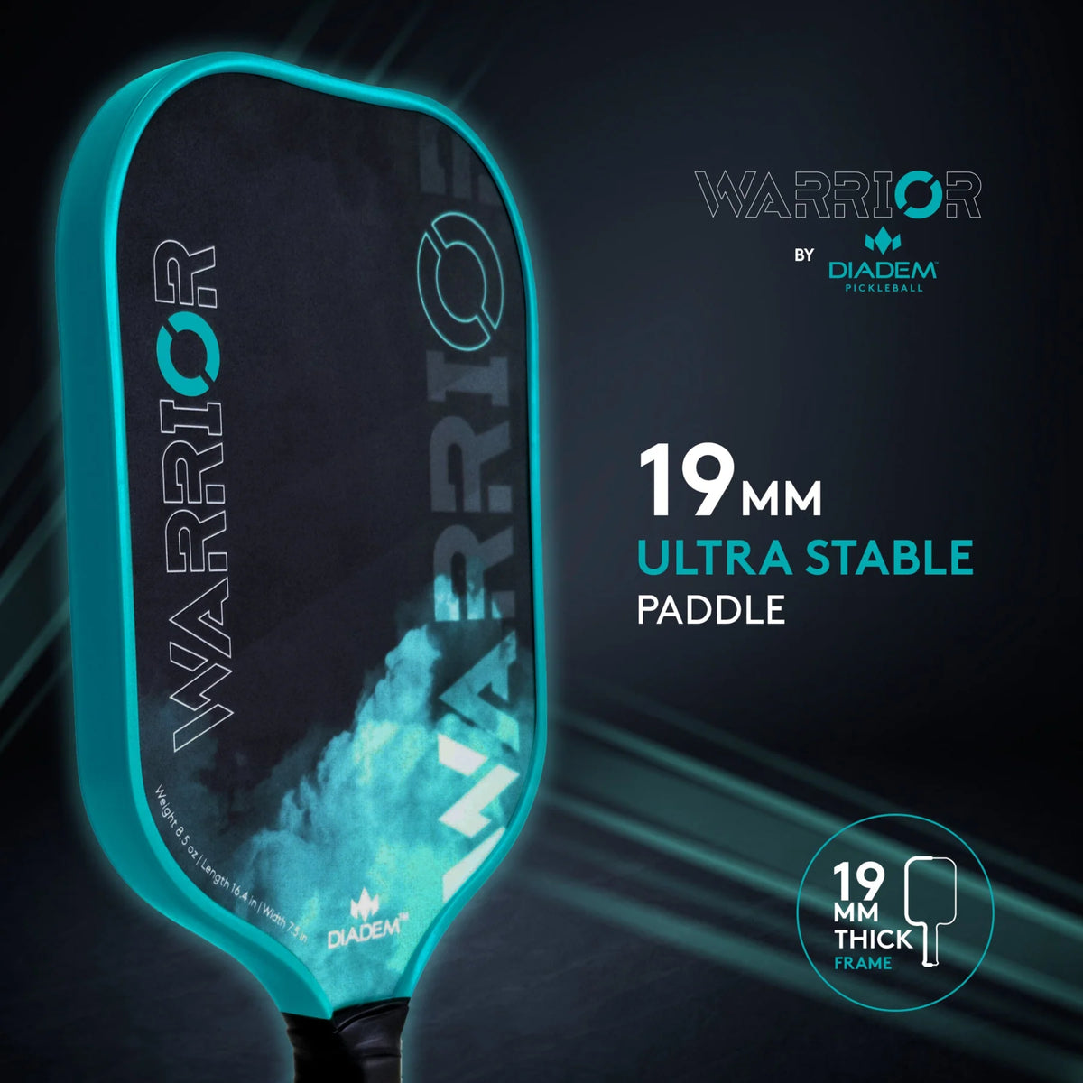 Diadem Warrior Classic v1 Pickleball Paddle
