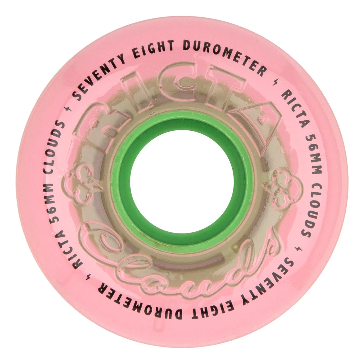 Ricta Clouds Wheels 56mm 78a - Watermelon Pink (Set)
