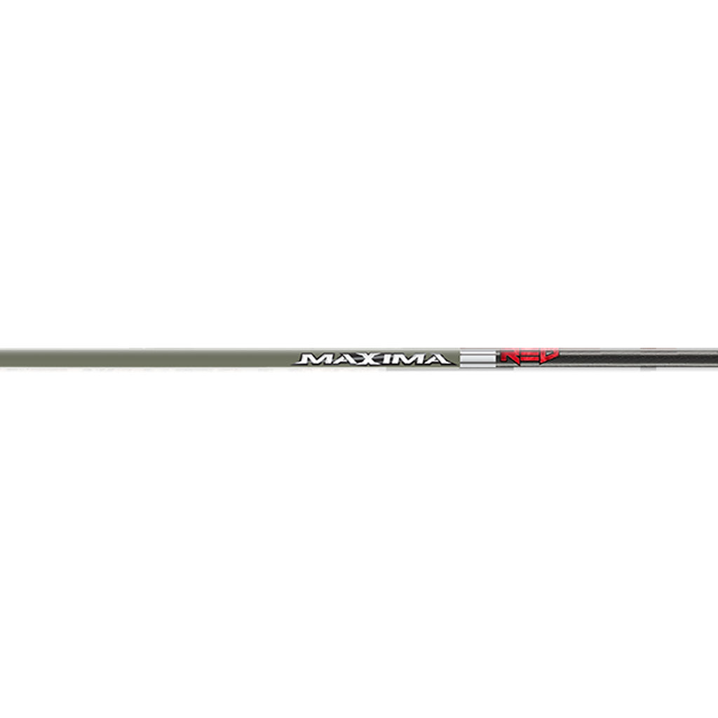 Carbon Express Maxima Red 5mm OD Green Shafts in 300 - Front View