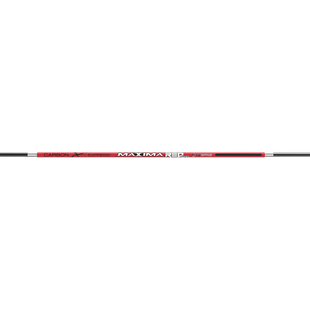 Carbon Express Maxima Red 6mm Shafts in 300 - Front View