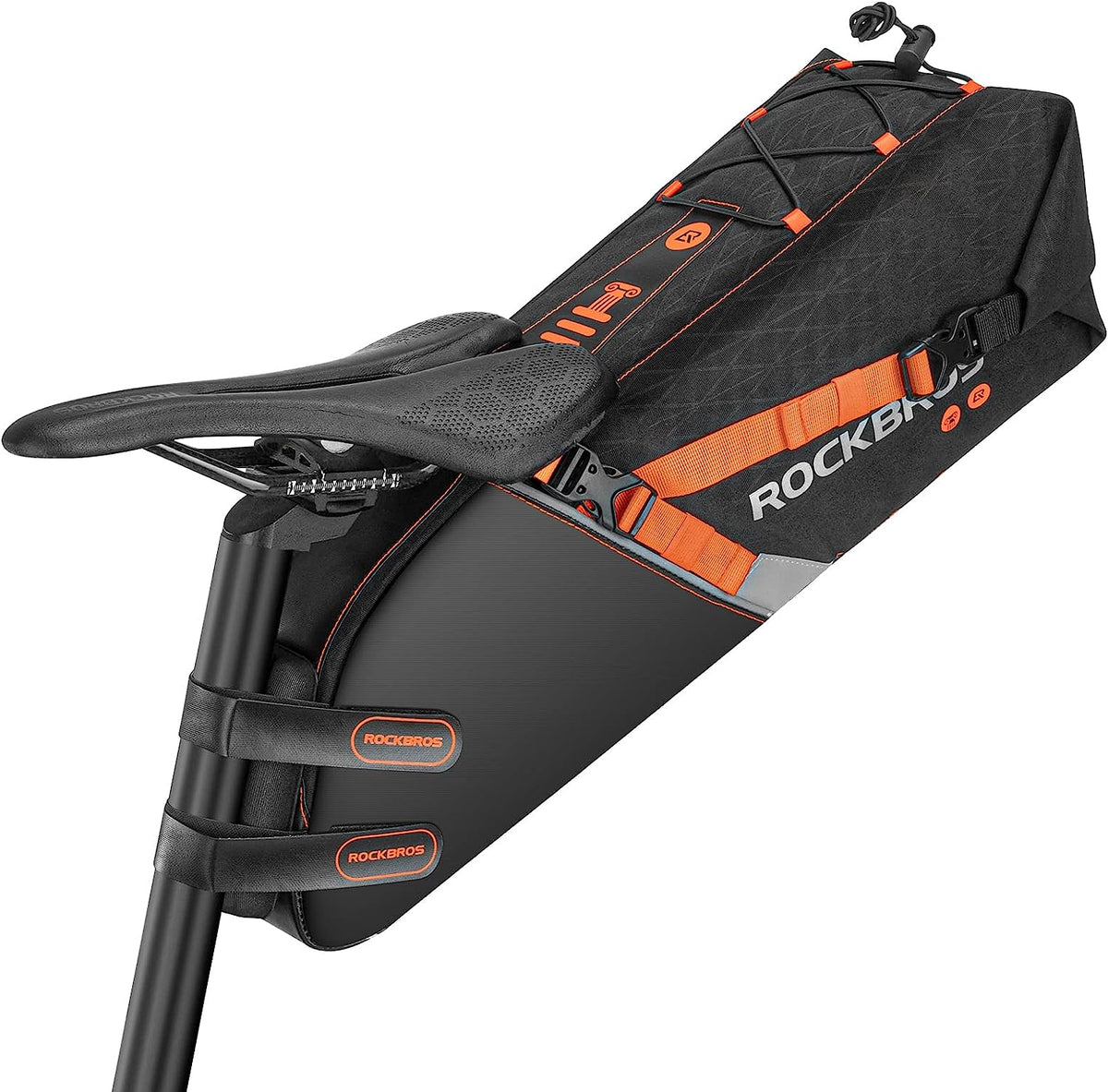 Bike Bags Reflective Waterproof Large Capacity Bag Foldable Saddle Bags 10L